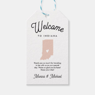 Herzlich willkommen bei INDIANA Wedding JEDE FARBE Geschenkanhänger