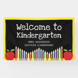 Herzlich willkommen bei Kindergarten Apfelstifte Banner