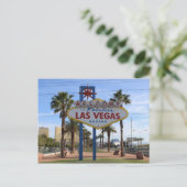 Herzlich willkommen bei Las Vegas Postcard! Postkarte (Stehend Vorderseite)