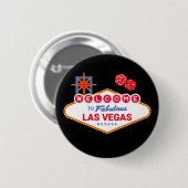 Herzlich willkommen bei Las Vegas Trip Las Vegas U Button (Vorne & Hinten)