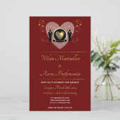 Herzlich willkommen bei LGBTQ Hochzeit in Burgund (Stehend Vorderseite)