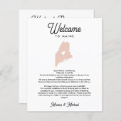 Herzlich willkommen bei MAINE Letter & Itinerary J (Vorne/Hinten)