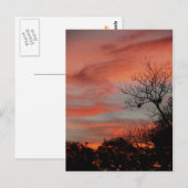 Herzlich willkommen bei mir postkarte (Vorne/Hinten)