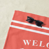 Herzlich willkommen bei Monogram Coral aus unserer Strandtuch (Beispiel)