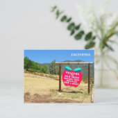 Herzlich willkommen bei Oak Glen Postcard! Postkarte (Stehend Vorderseite)