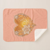 Herzlich Willkommen bei Orange AI Art Sherpadecke (Vorderseite (Horizontal))