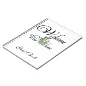 Herzlich willkommen bei Our Zuhause (Birdhouse) Gä Notizblock (Linke Seite)