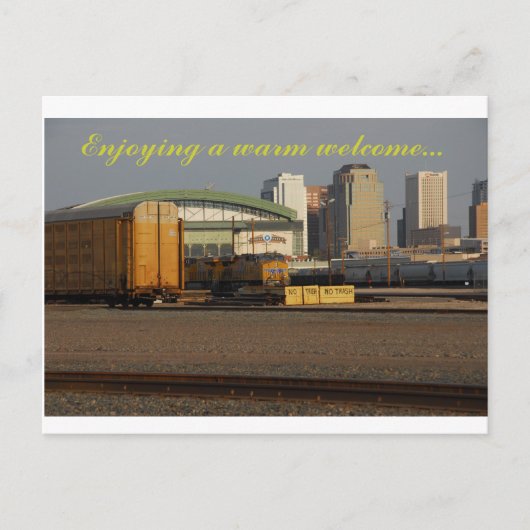 herzlich willkommen bei Phoenix AZ Postkarte (Vorderseite)