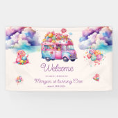 Herzlich willkommen bei Sweet Budget CandyLane Kid Banner (Horizontal)