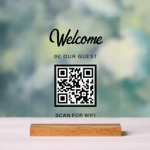 Herzlich willkommen bei uns auf der Suche nach QR Acrylschild