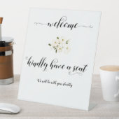 Herzlich willkommen bei uns! sockelschild (In Situ)