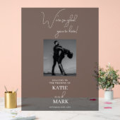 Herzlich Willkommen bei unserem Banner für das Hoc Acrylschild (Hochzeit)