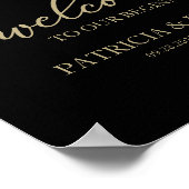 Herzlich Willkommen bei unserem Beginner Gold Scri Poster (Ecke)