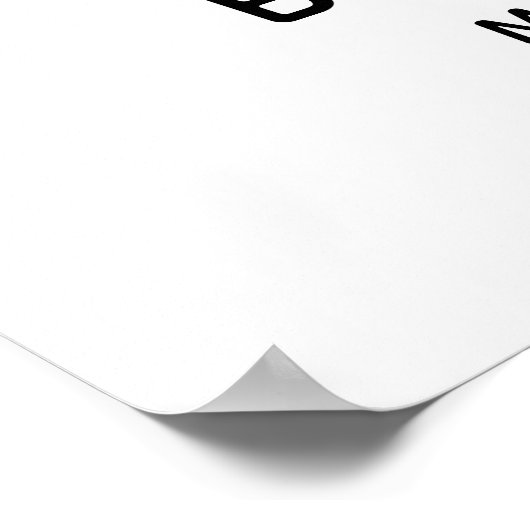 Herzlich willkommen bei unserem Empfang Poster (Ecke)