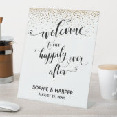 Herzlich Willkommen bei unserem glücklichen Ever A Sockelschild (In Situ)