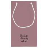 Herzlich willkommen bei unserem Hochzeitsgeschenk Kleine Geschenktüte (Rückseite)