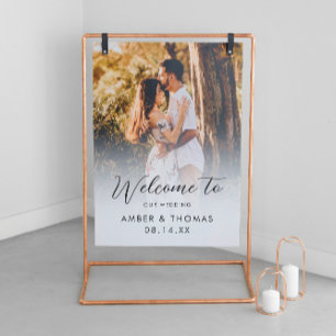 Herzlich willkommen bei unserem Hochzeitsschreiben Acrylschild