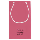 Herzlich willkommen bei unserem Hochzeitsstipensti Kleine Geschenktüte (Rückseite)