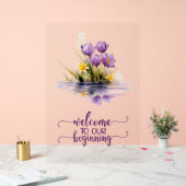 Herzlich willkommen bei unserem Hochzeitssymbol Acrylschild (Hochzeit)