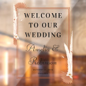 Herzlich willkommen bei unserem Hochzeitswettbewer Fensteraufkleber