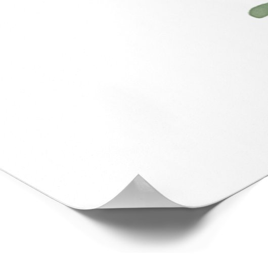 Herzlich willkommen bei unserem Hochzeitszeichen E Poster (Ecke)