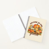Herzlich willkommen bei unserem Patch - Cosy Pumpk Notizblock (Innenseite)