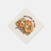 Herzlich willkommen bei unserem Patch - Cosy Pumpk Serviette (Ecke)