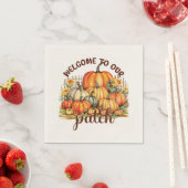 Herzlich willkommen bei unserem Patch - Cosy Pumpk Serviette (Beispiel)