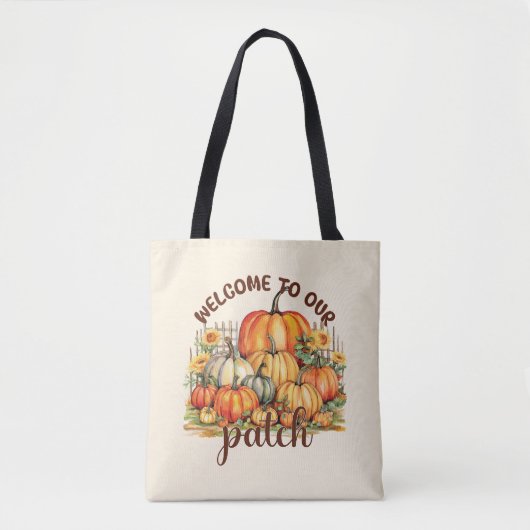 Herzlich willkommen bei unserem Patch - Cosy Pumpk Tasche (Vorderseite)