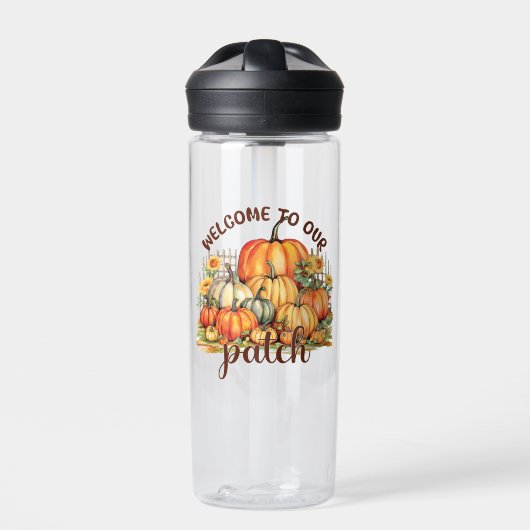 Herzlich willkommen bei unserem Patch - Cosy Pumpk Trinkflasche (Vorderseite)