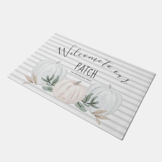 Herzlich willkommen bei unserem Patch Stripes and Fußmatte (Schrägansicht)