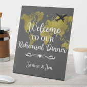 Herzlich willkommen bei unserem Probe Dinner Ziel Sockelschild (In Situ)