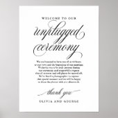 Herzlich willkommen bei unserem ungestopften feier poster (Vorne)