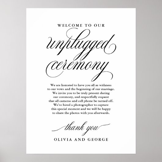 Herzlich willkommen bei unserem ungestopften feier poster (Vorne)