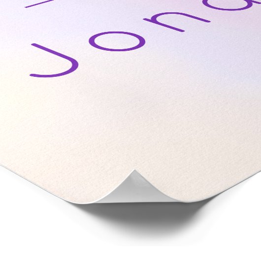 Herzlich Willkommen bei unseren Hochzeitsgoldenen Poster (Ecke)