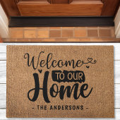 Herzlich willkommen bei unseren Zuhause Family Imi Fußmatte