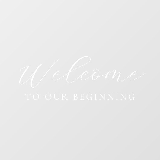 Herzlich willkommen bei unserer Beginnenden Weihna Fensteraufkleber (Blatt)