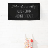 Herzlich willkommen bei unserer Hochzeit in Schwar Banner (InSitu)