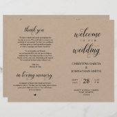 Herzlich willkommen bei unserer Hochzeitsfeier, de (Vorne/Hinten)