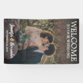 Herzlich willkommen bei unserer Hochzeitsfeier zum Banner (Horizontal)