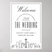 Herzlich Willkommen bei unserer Seattle Wedding! Poster (Vorne)