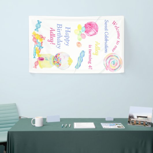 Herzlich willkommen bei unserer Sweet Celebration  Banner (Messeveranstaltung)