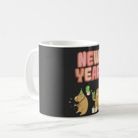 Herzlich Willkommen beim Fresh Start! Kaffeetasse (Vorderseite Links)