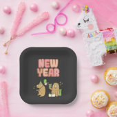 Herzlich Willkommen beim Fresh Start! Pappteller (Party)