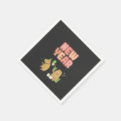 Herzlich Willkommen beim Fresh Start! Serviette (Ecke)