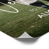 Herzlich Willkommen beim Hochzeitsfest für Skripts Poster (Ecke)