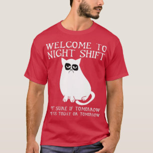 Herzlich willkommen beim Nachtschiff Funny T-Shirt