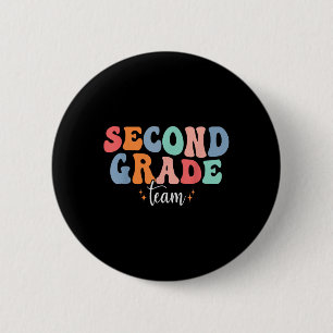 Herzlich willkommen beim zweiten Grade Funny Teach Button