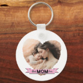 Herzlich Willkommen, die beste Mama aller Zeiten Schlüsselanhänger (Rückseite)