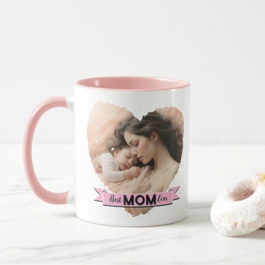 Herzlich Willkommen, die beste Mama aller Zeiten Tasse (Mit Donut)